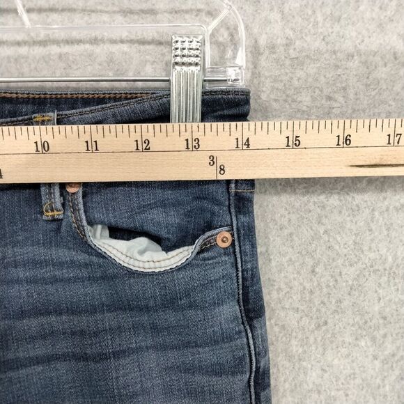 Abercrombie & Fitch Jeans Womens 4R 27 x 32 Skinny Flare Leg Medium Wash Y2K 90s - Picture 4 of 11